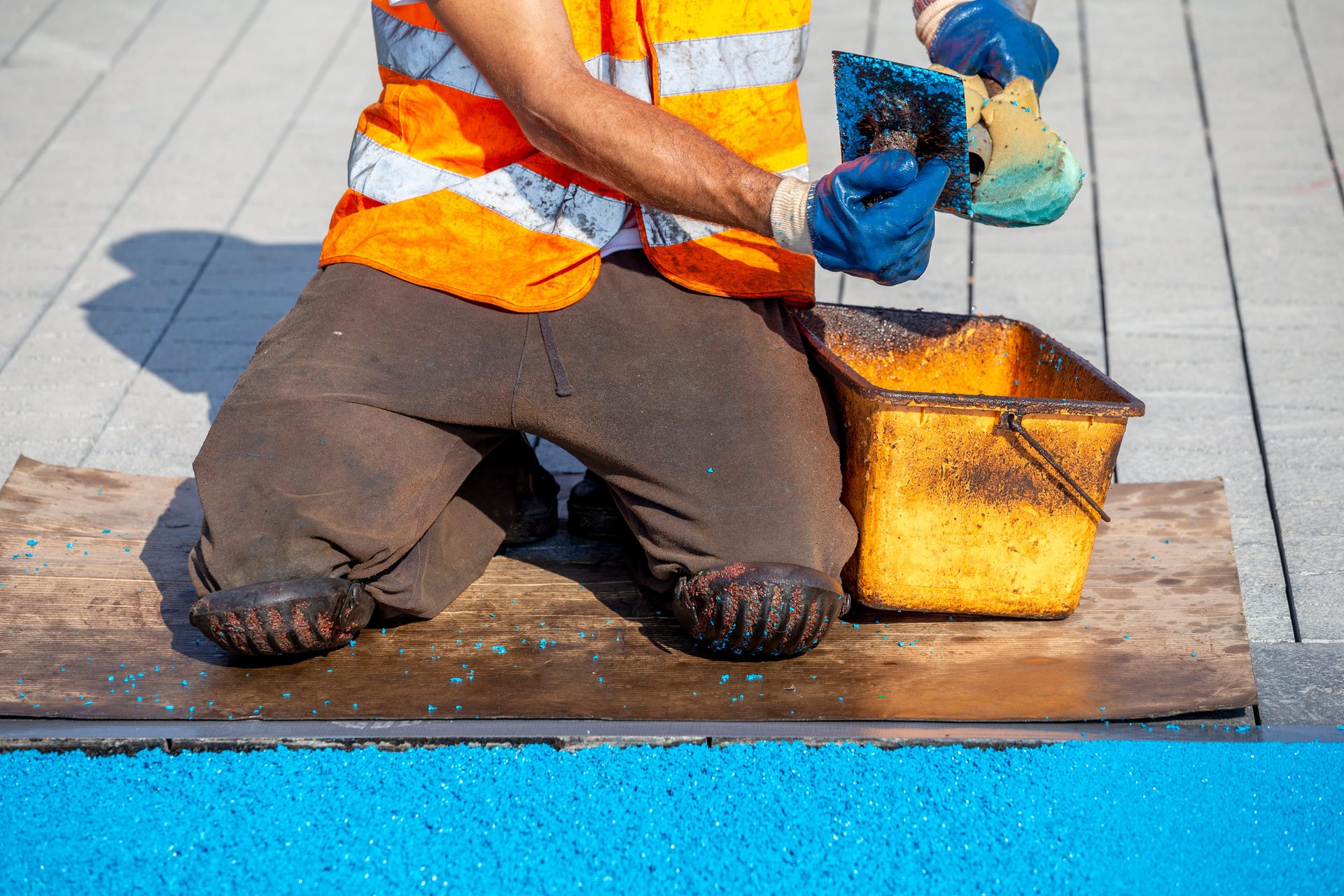 Pool resurfacing and renovation work in progress in Johannesburg